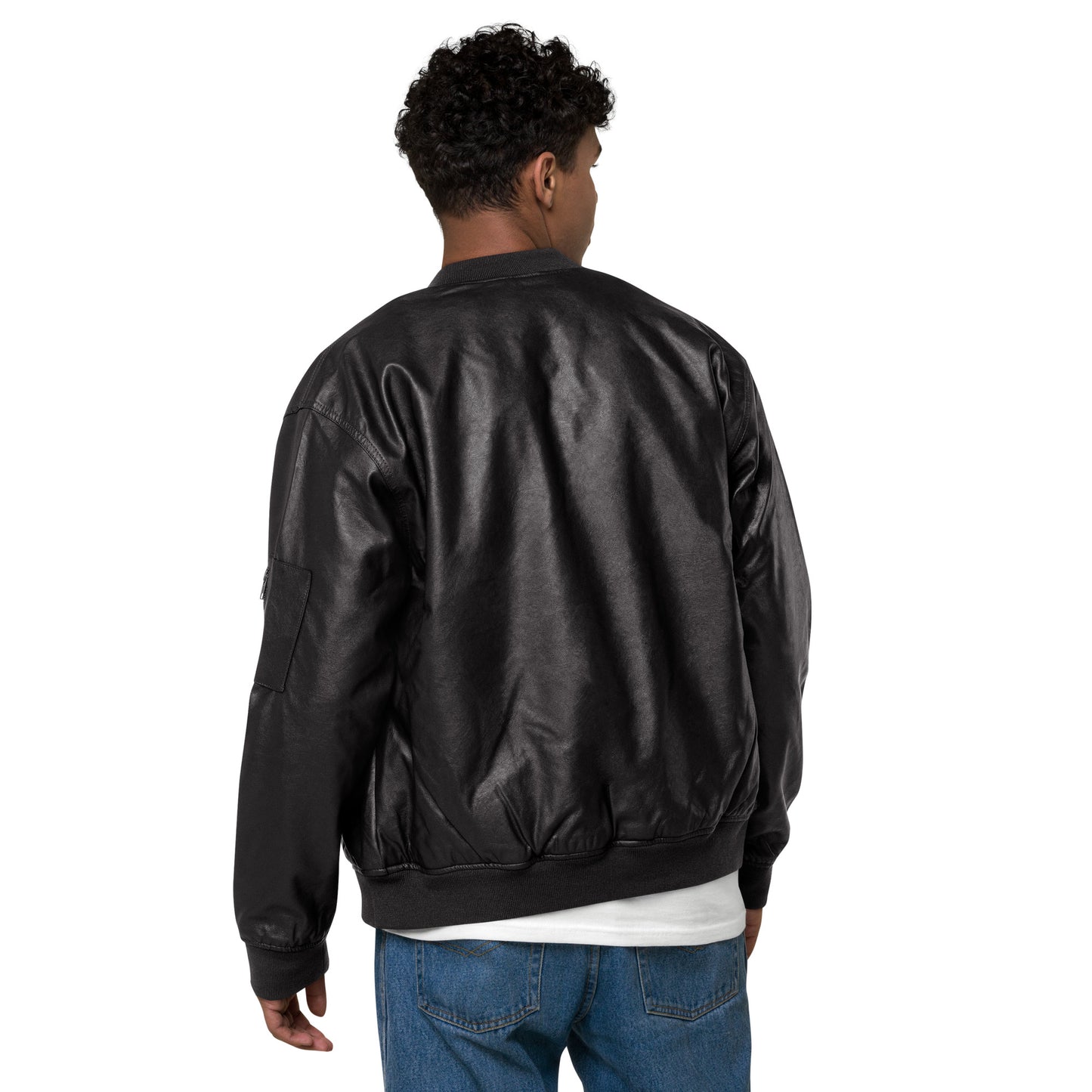 Leather Bomber Jacket lb