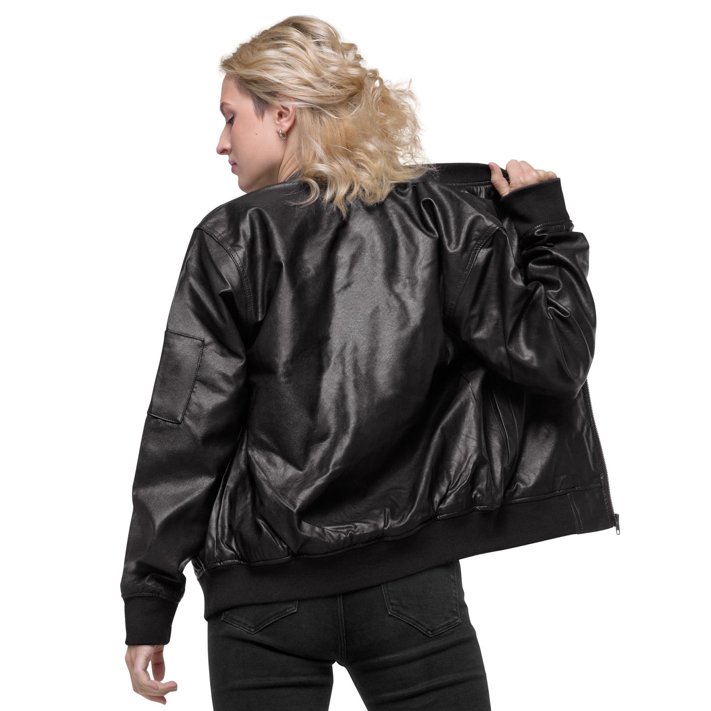 Leather Bomber Jacket lb