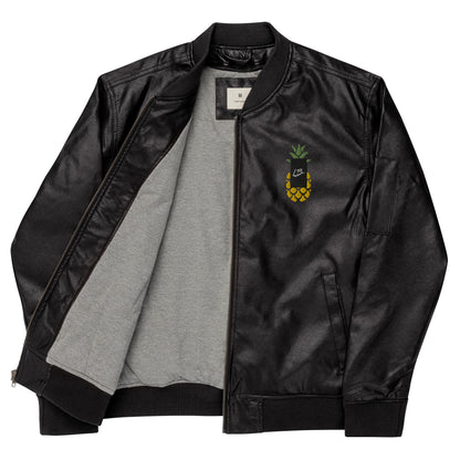 Leather Bomber Jacket lb