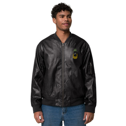 Leather Bomber Jacket lb