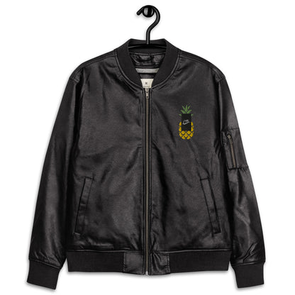 Leather Bomber Jacket lb
