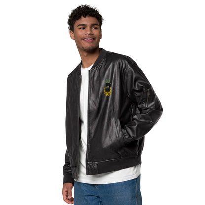 Leather Bomber Jacket lb