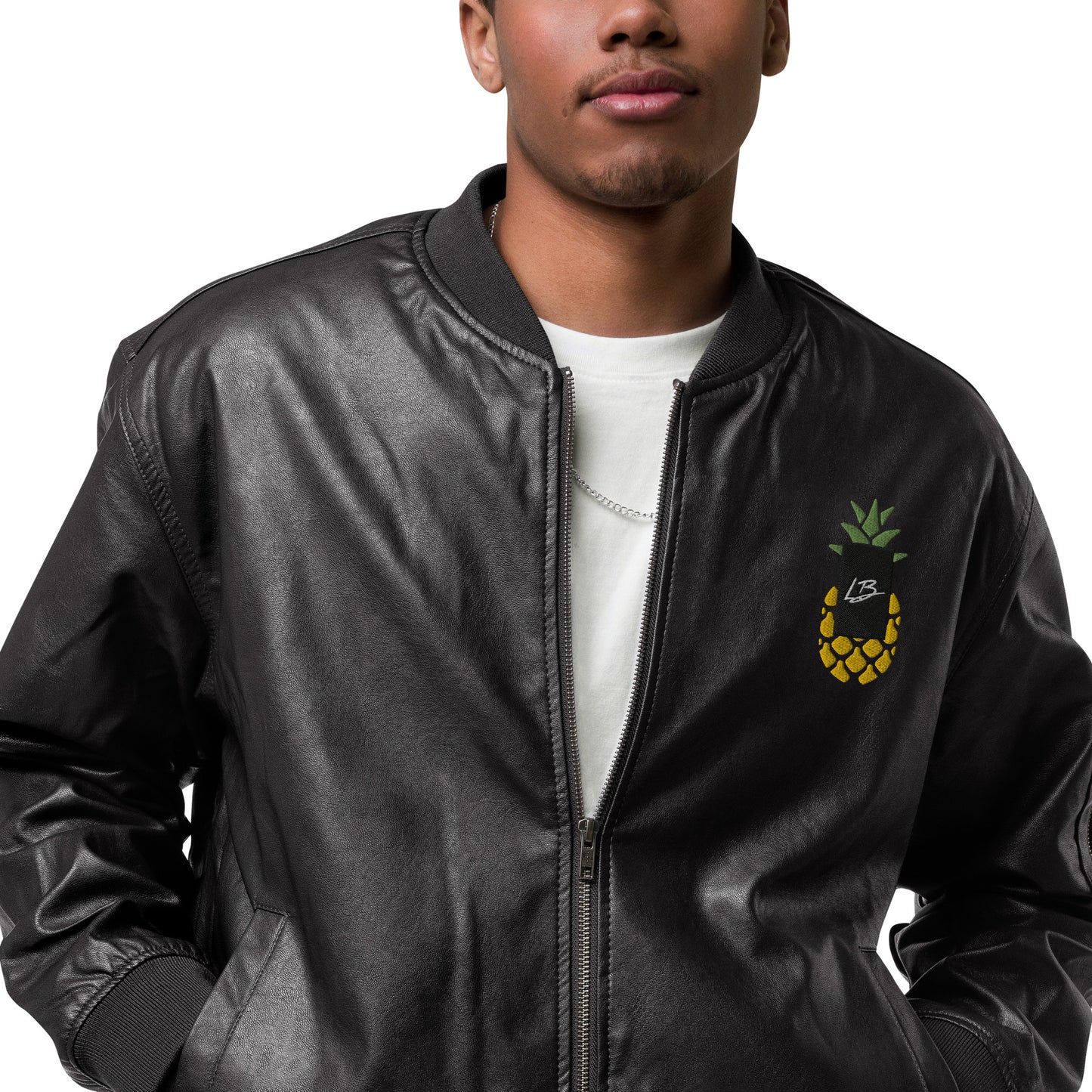 Leather Bomber Jacket lb