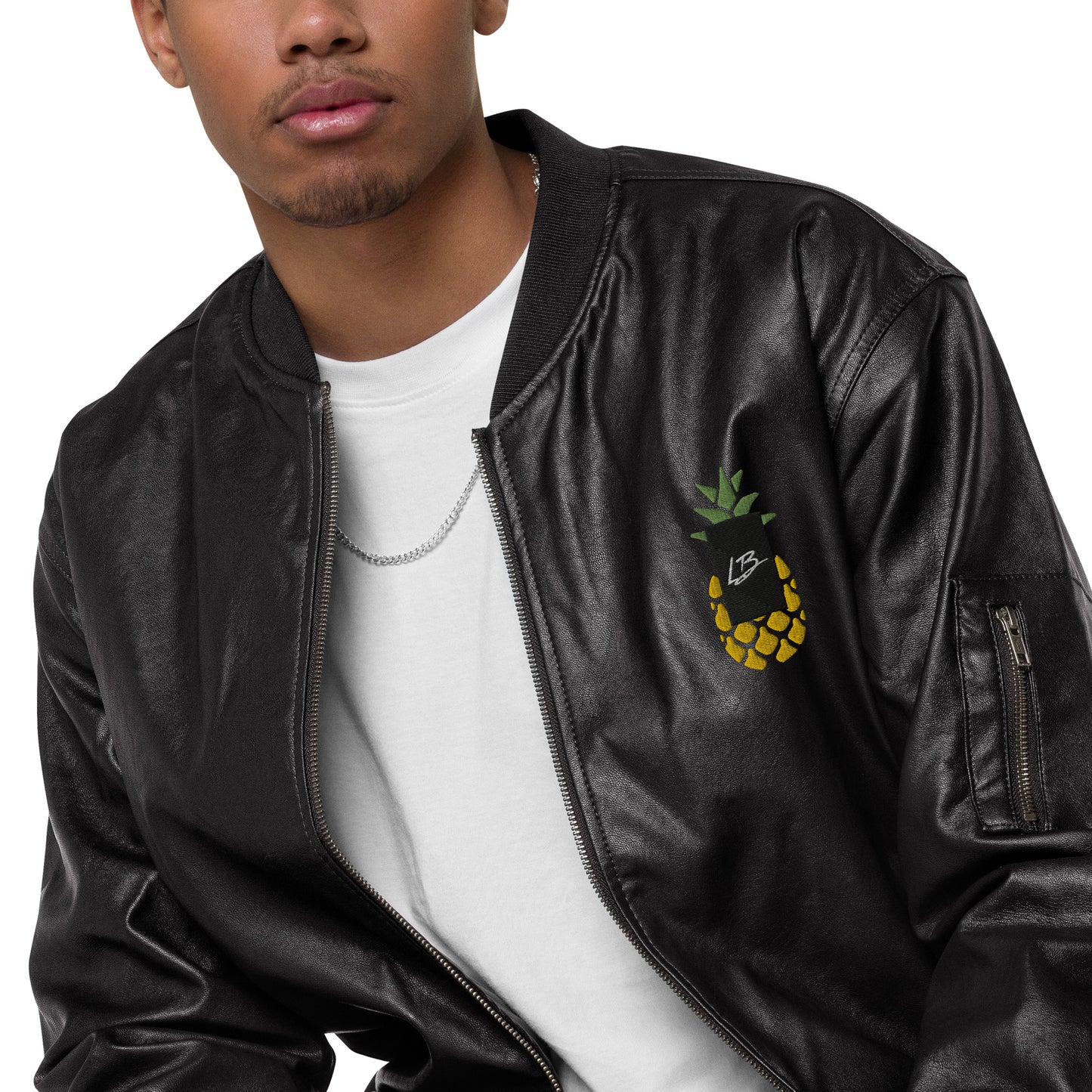 Leather Bomber Jacket lb