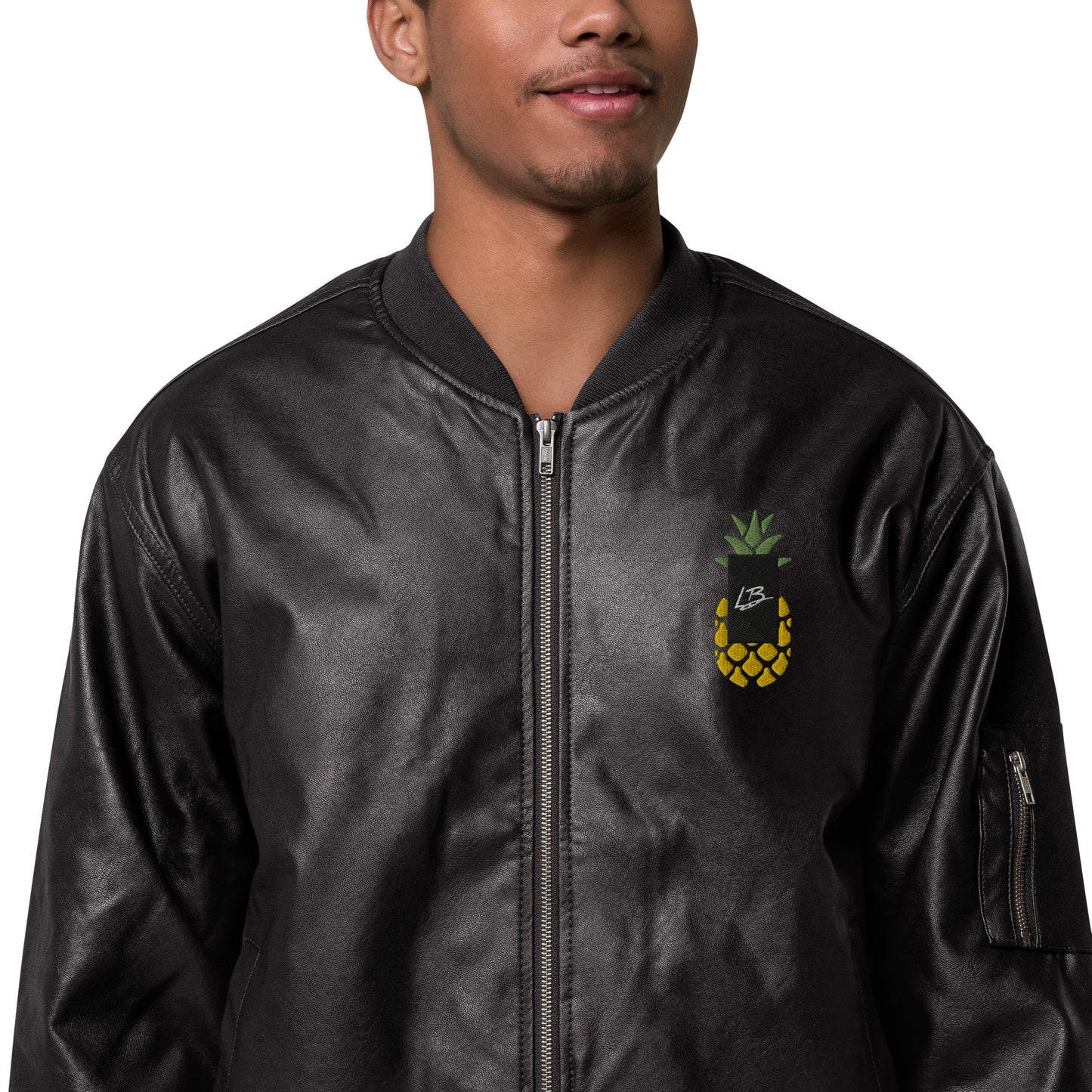 Leather Bomber Jacket lb