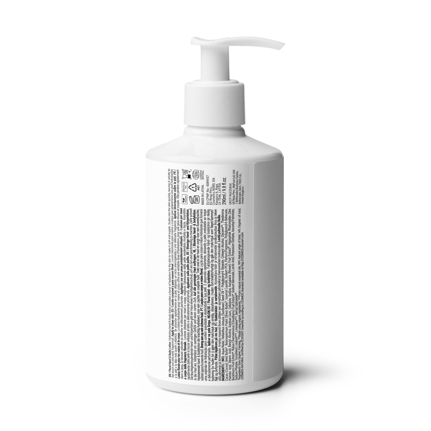 Floral hand & body lotion bird