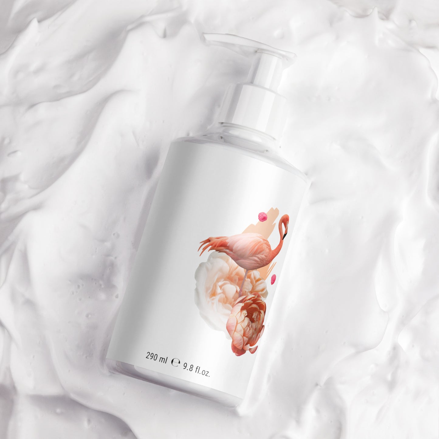Floral hand & body lotion bird