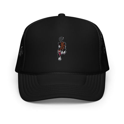Foam trucker hat tiger red
