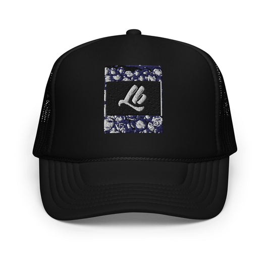 Foam trucker hat lb blueberry