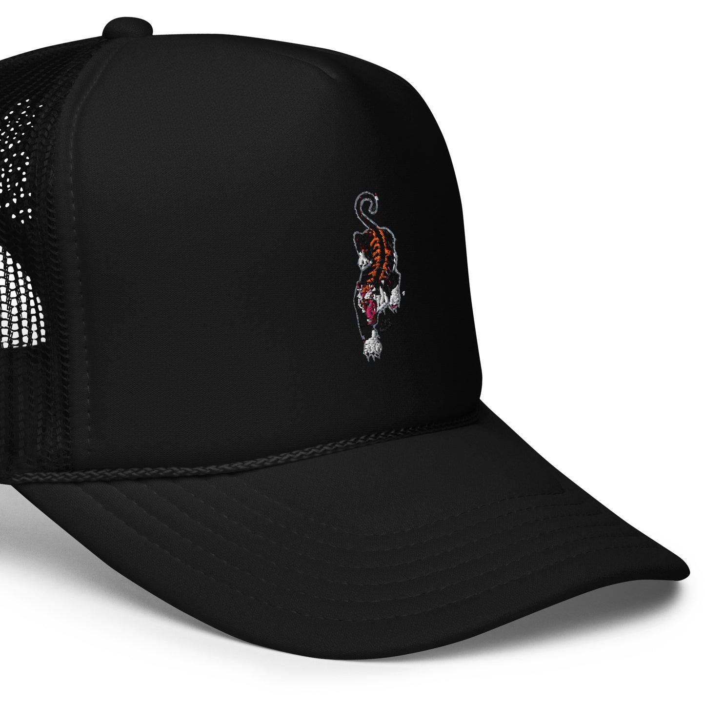 Foam trucker hat tiger red