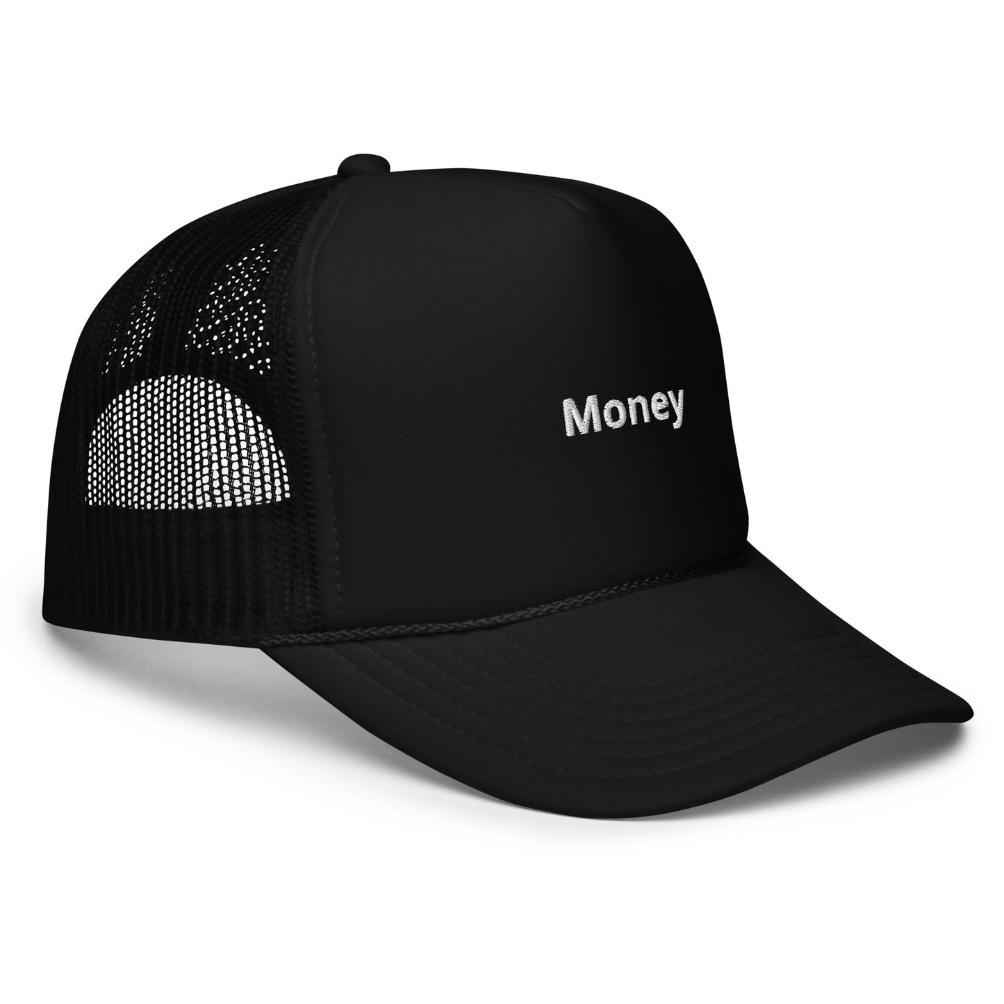 Foam trucker hat money