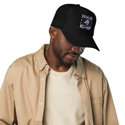 Foam trucker hat lb blueberry