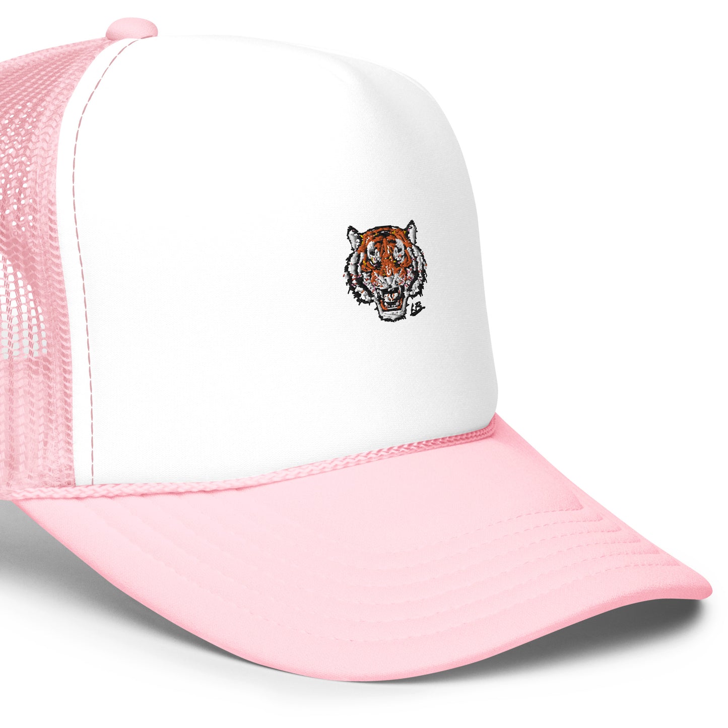 Foam trucker hat tiger