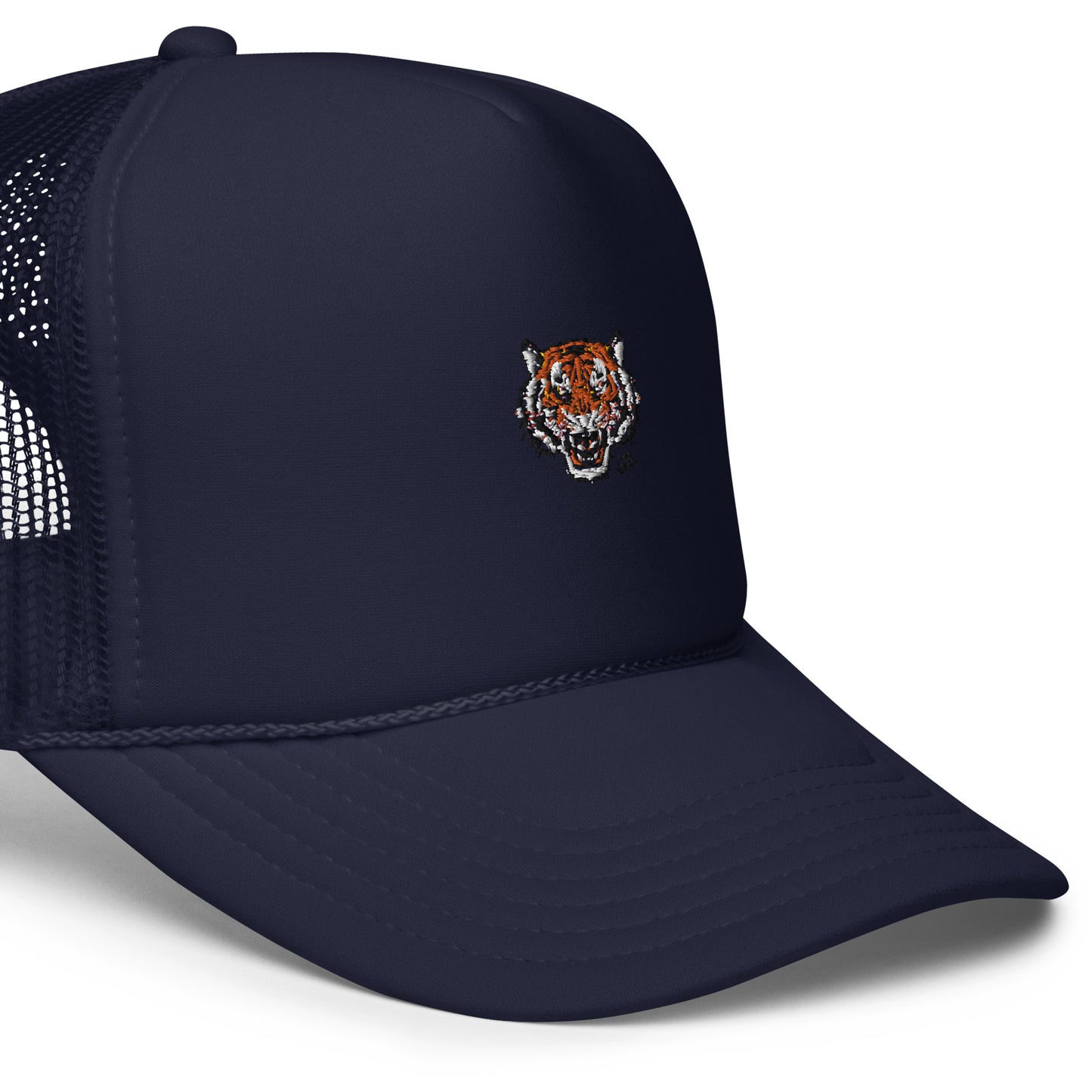 Foam trucker hat tiger
