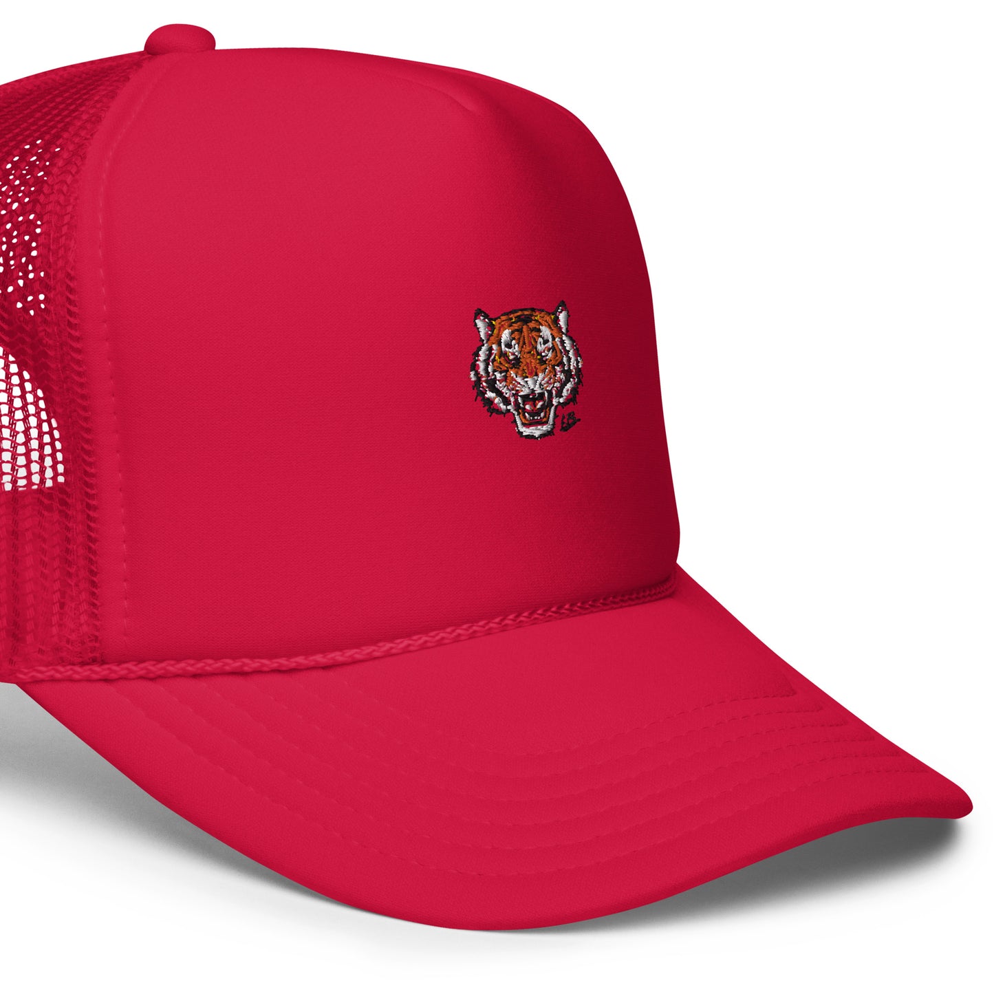 Foam trucker hat tiger