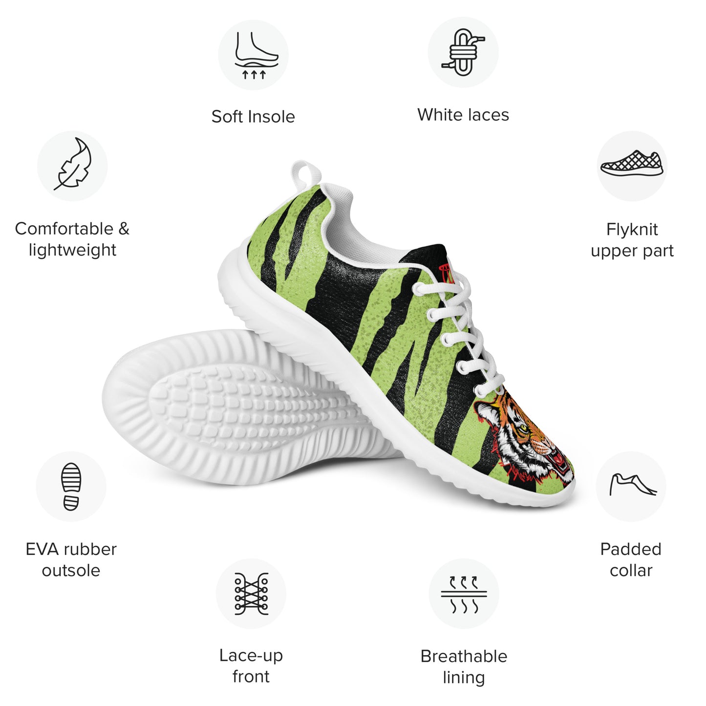 Sea moss special edition tigerMen’s athletic shoes