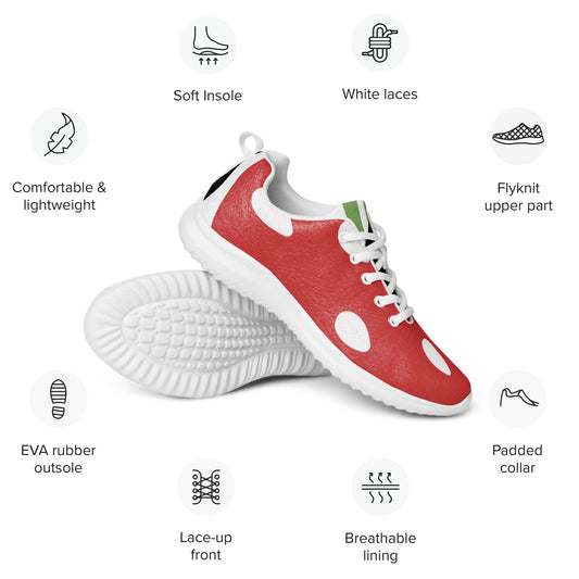 Men’s athletic shoes stawberry1