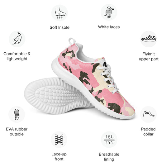 Pink active smooth Men’s athletic shoes