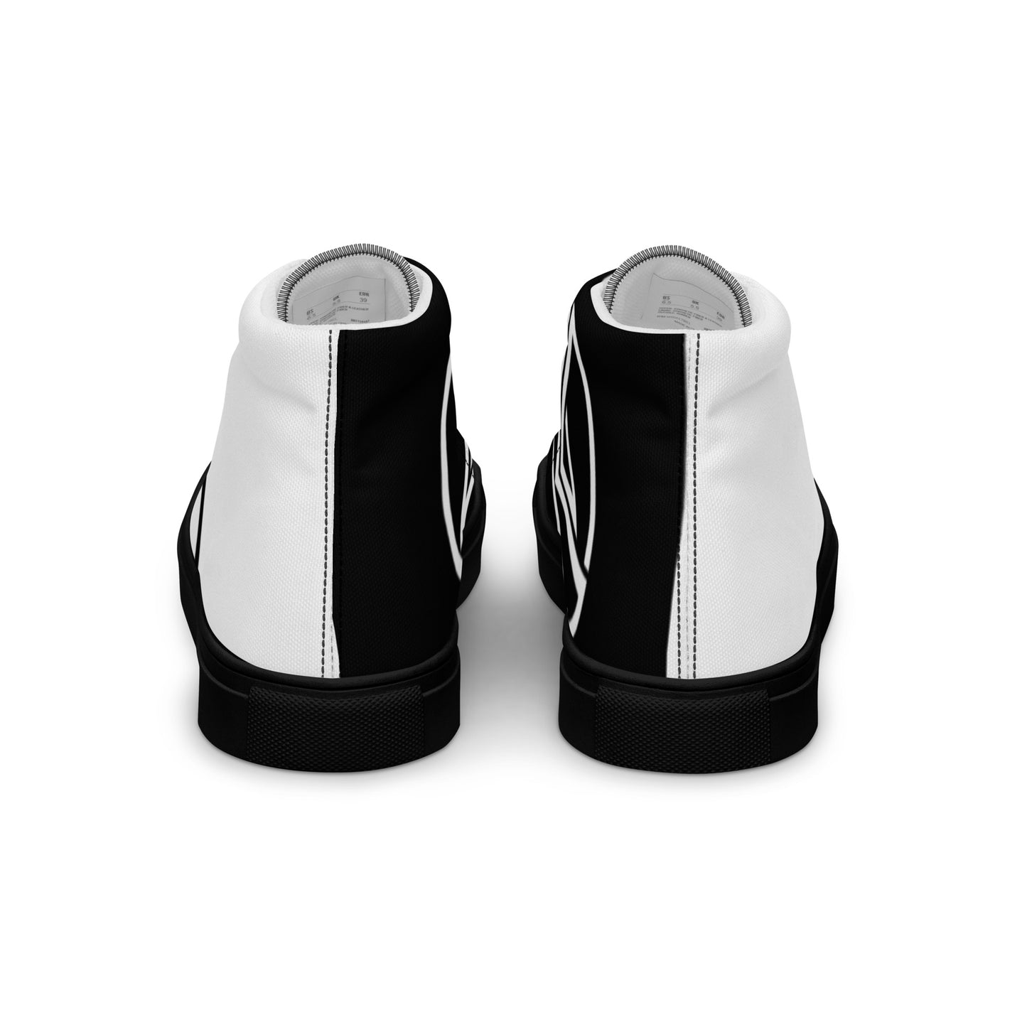 Men’s high top canvas shoes