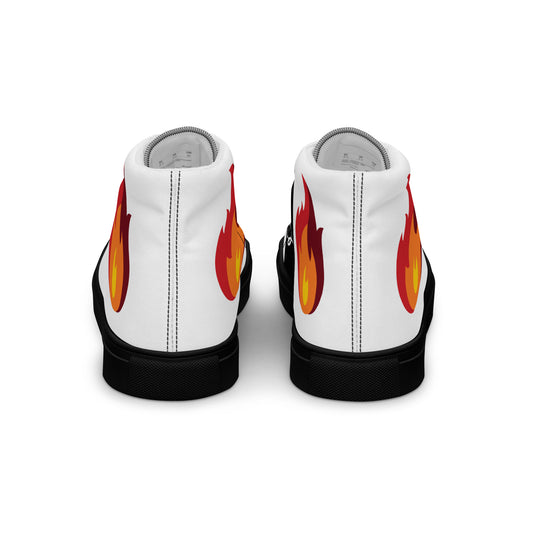 Men’s high top canvas shoes