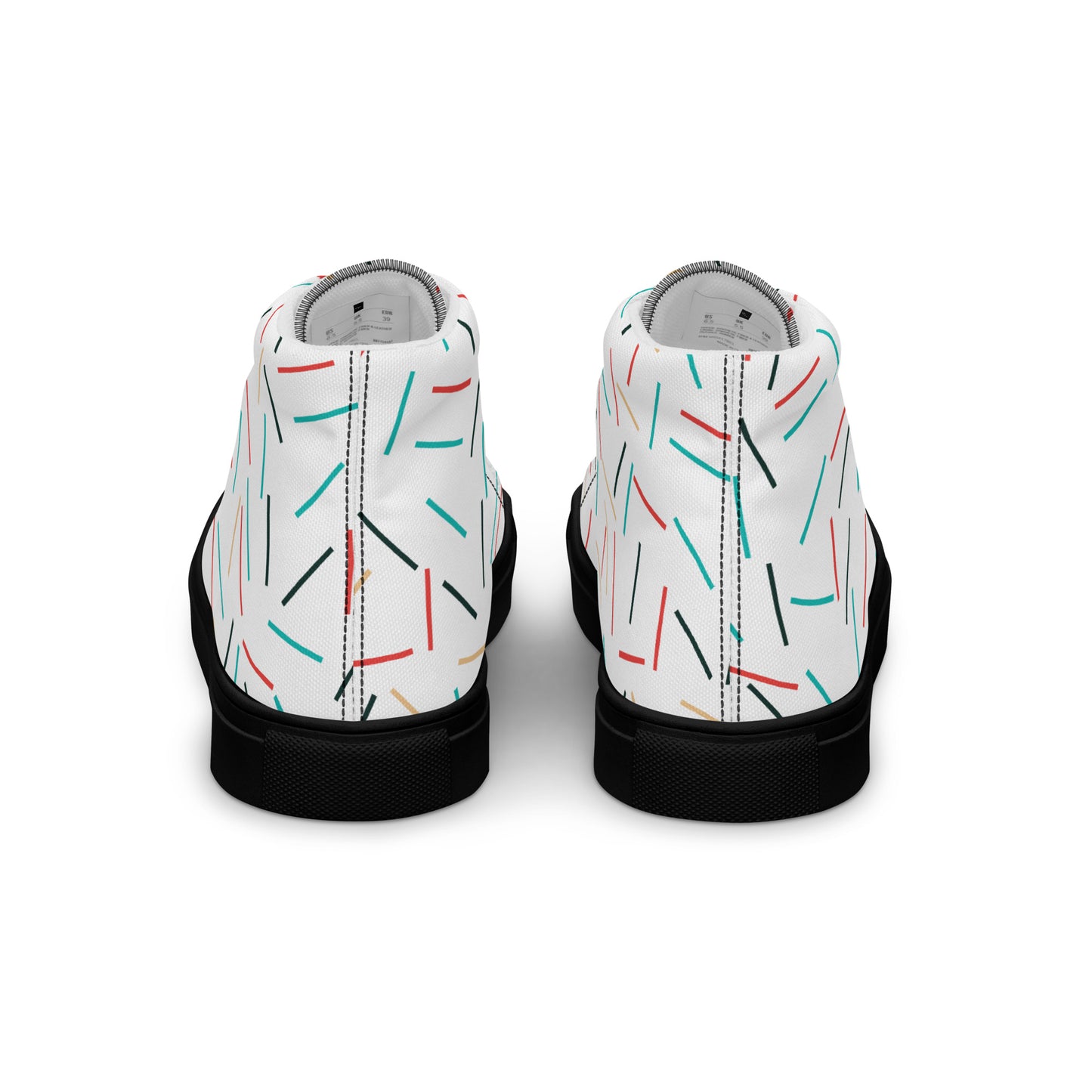Men’s high top canvas shoes