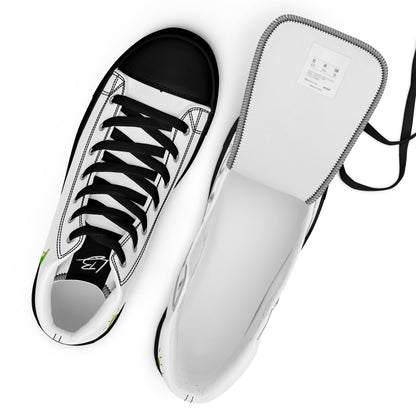 Men’s high top canvas shoes