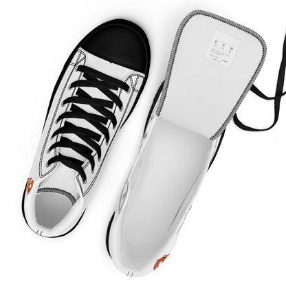 Men’s high top canvas shoes