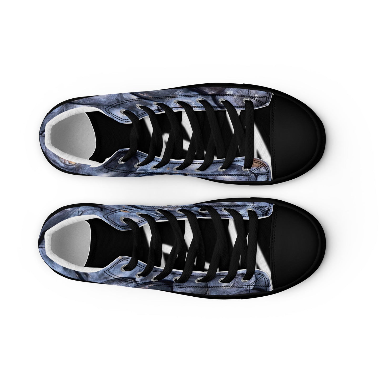 Men’s high top canvas shoes