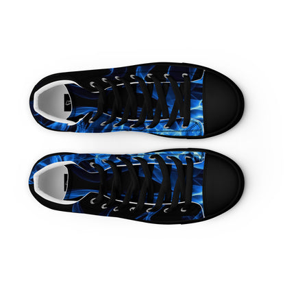 Men’s high top canvas shoes