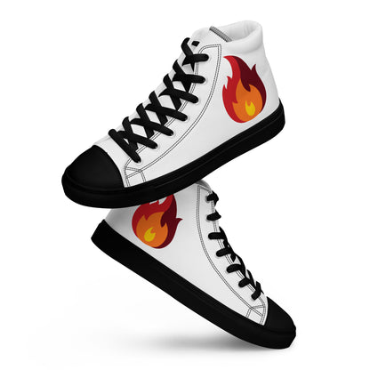 Men’s high top canvas shoes
