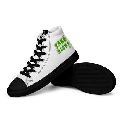 Men’s high top canvas shoes