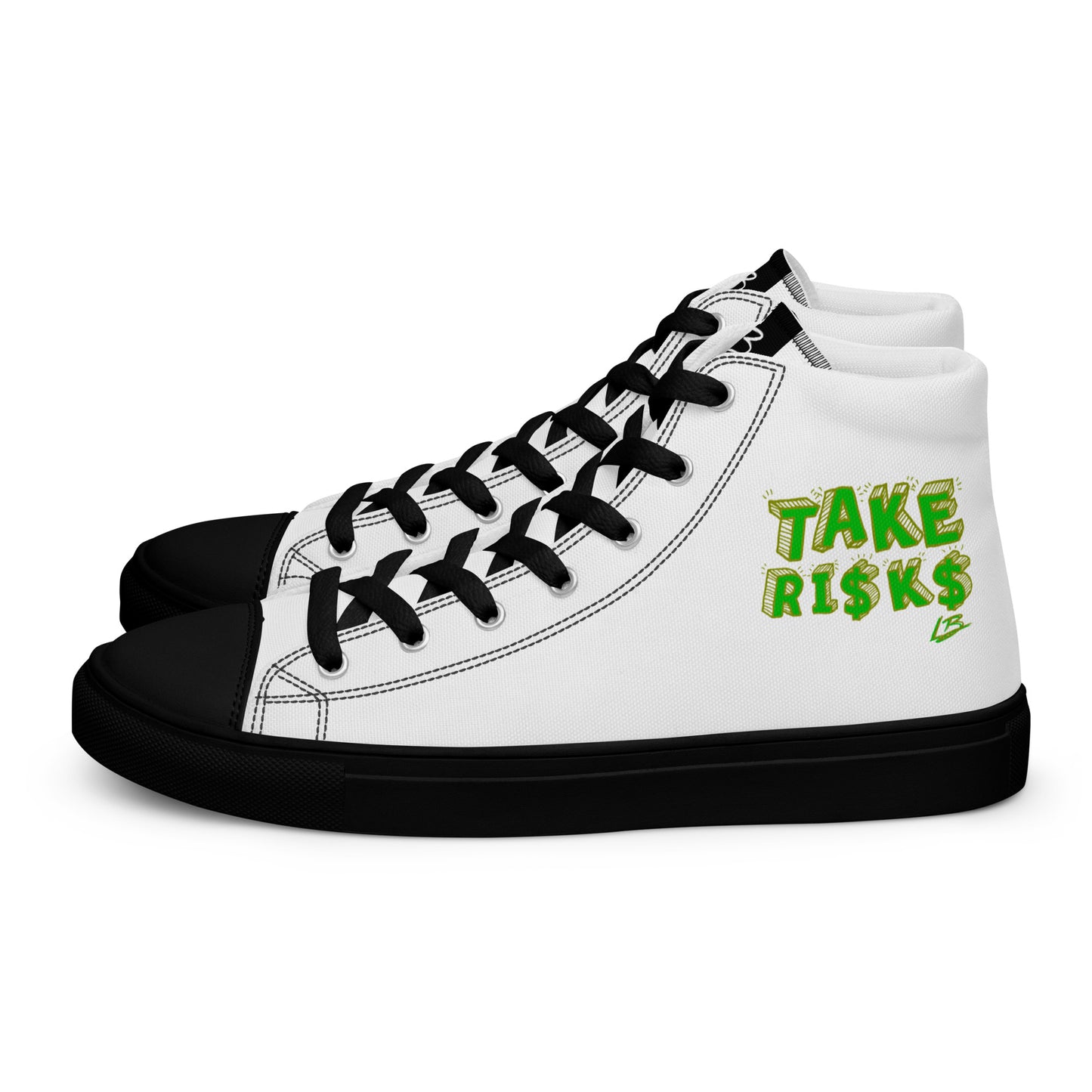 Men’s high top canvas shoes