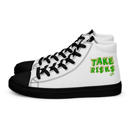 Men’s high top canvas shoes