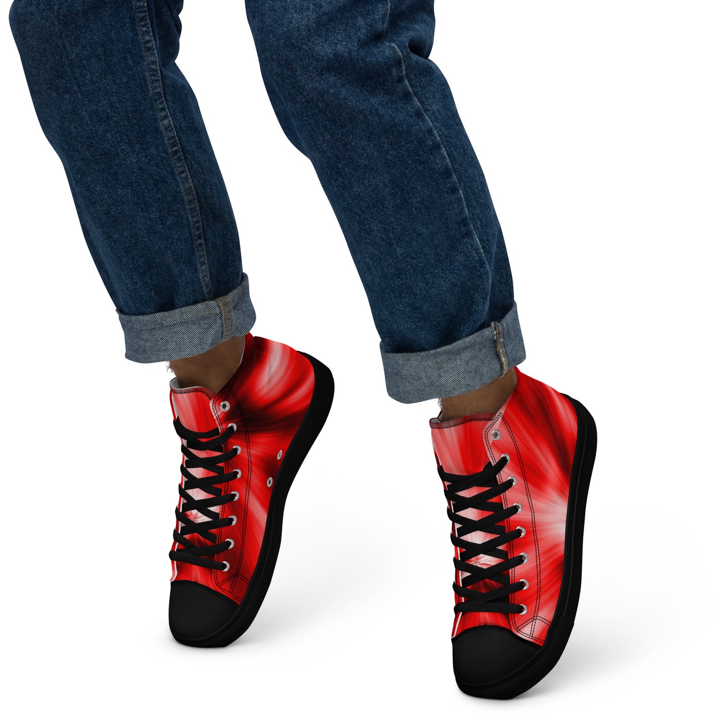 Men’s high top canvas shoes