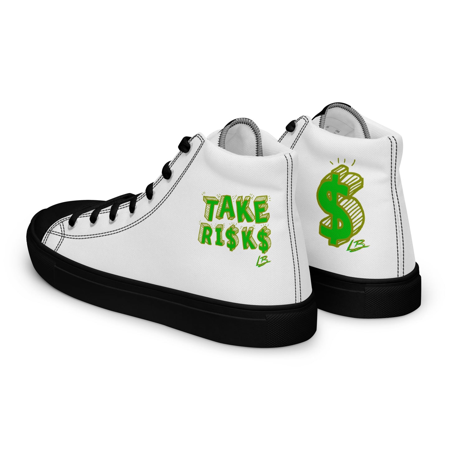 Men’s high top canvas shoes