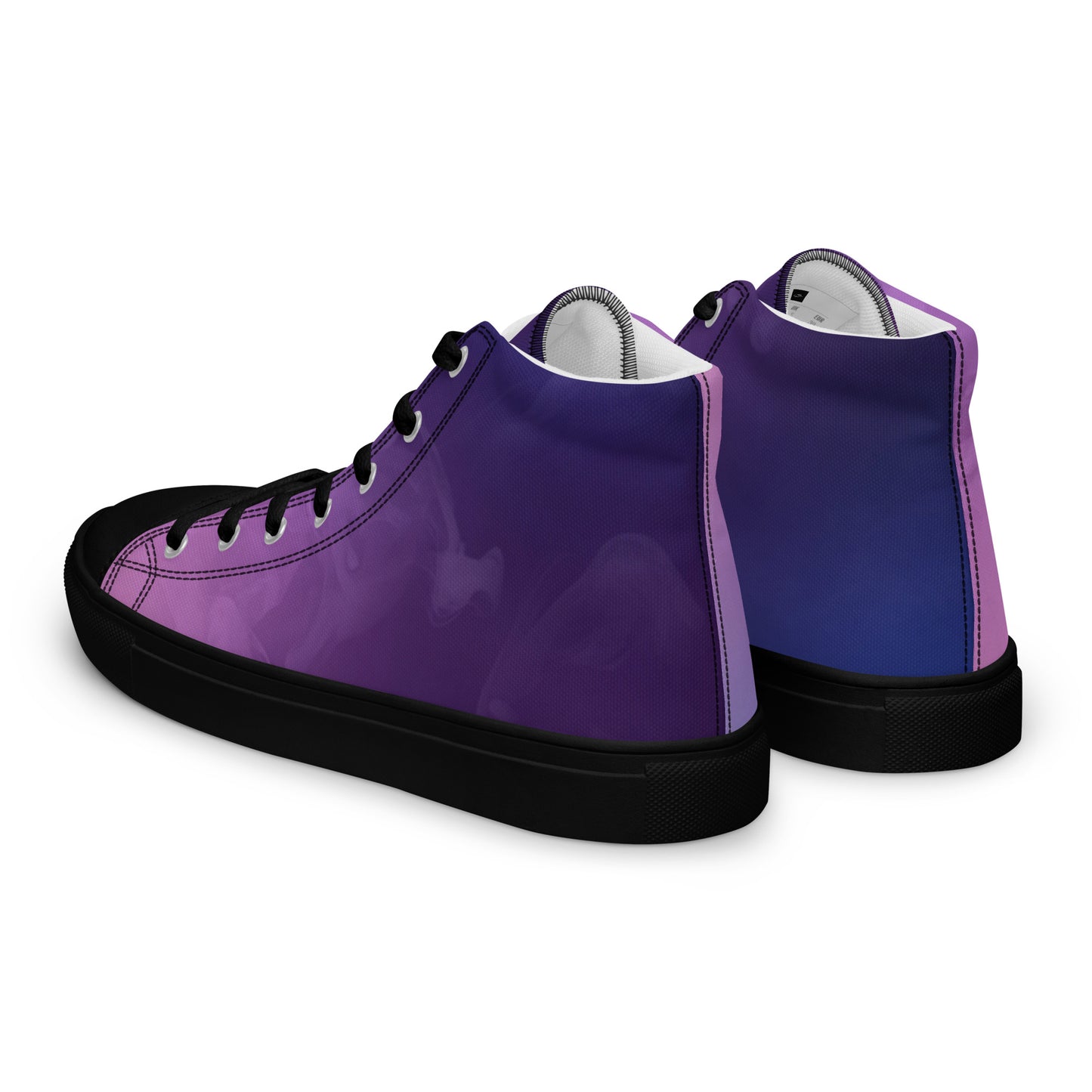 Men’s high top canvas shoes