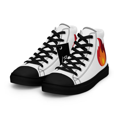Men’s high top canvas shoes