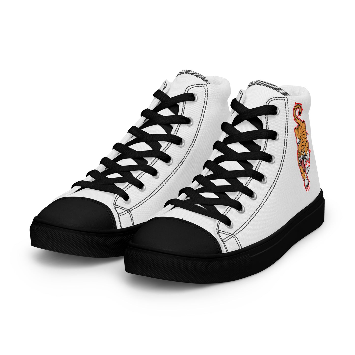 Men’s high top canvas shoes