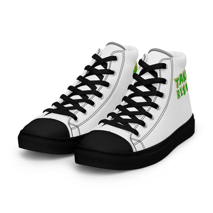 Men’s high top canvas shoes
