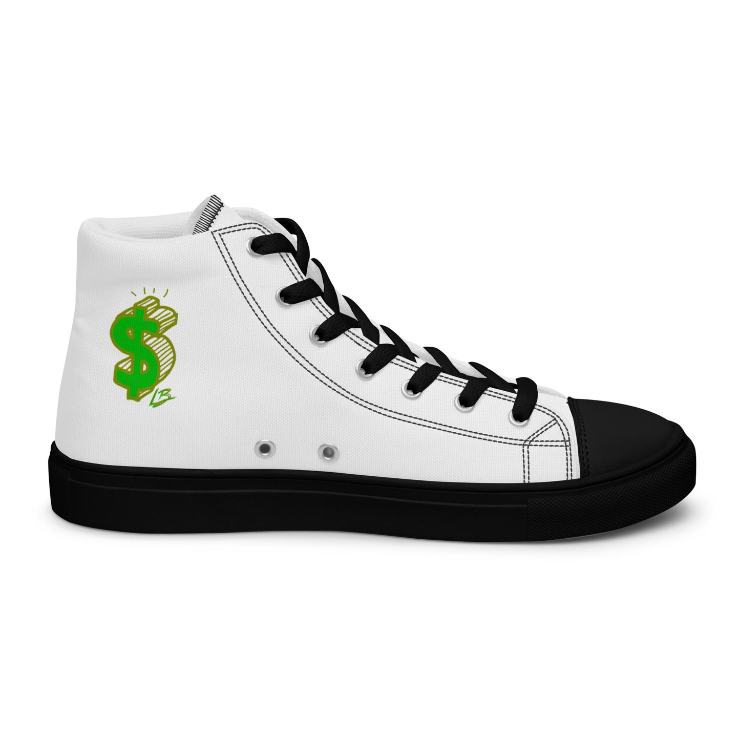 Men’s high top canvas shoes