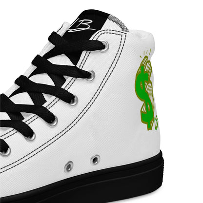 Men’s high top canvas shoes