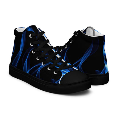 Men’s high top canvas shoes