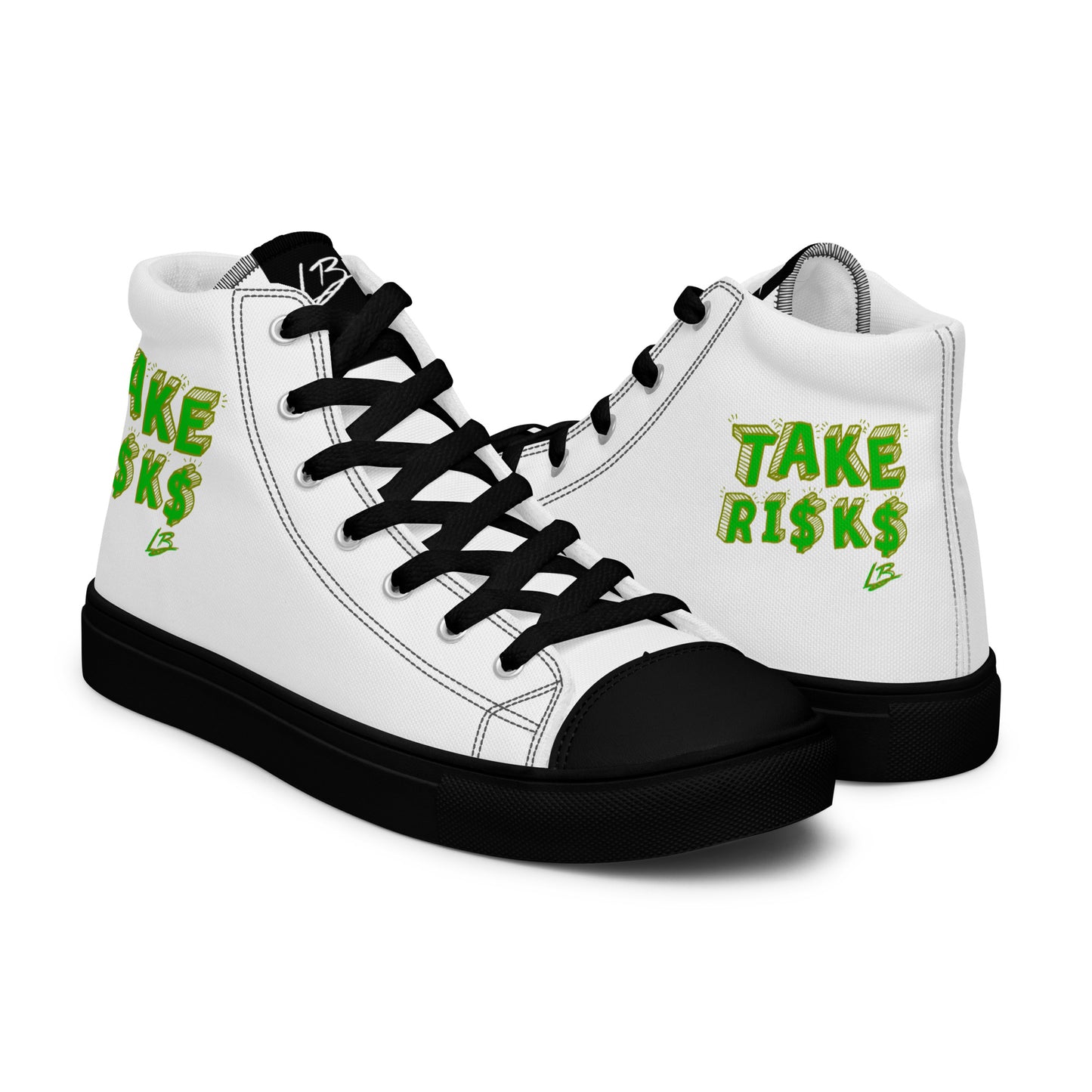 Men’s high top canvas shoes