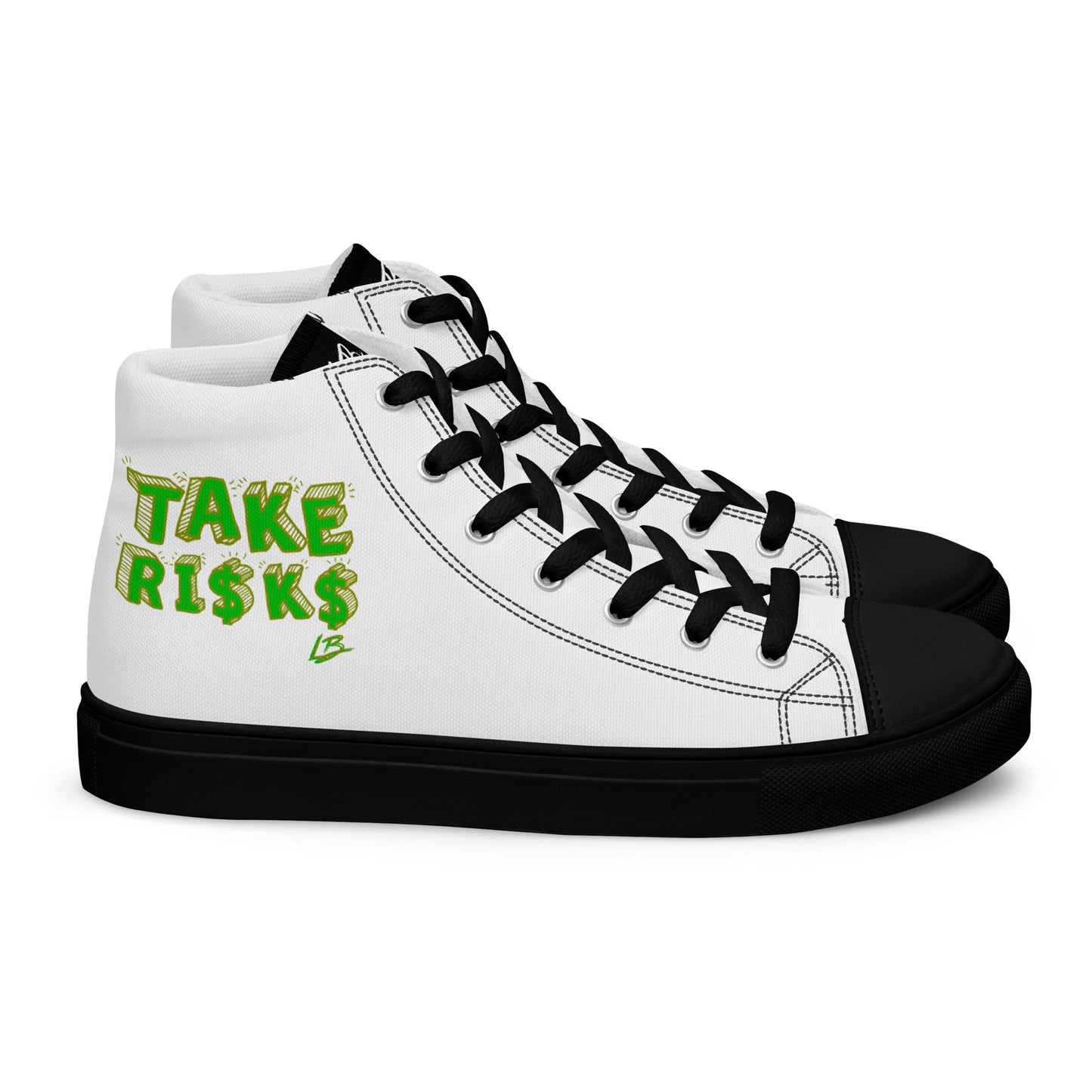 Men’s high top canvas shoes