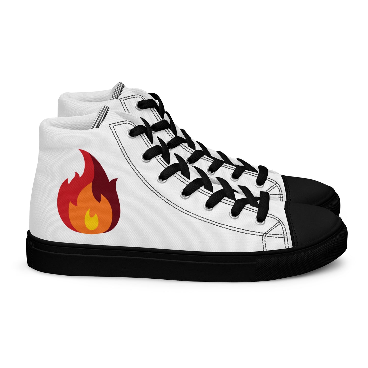 Men’s high top canvas shoes