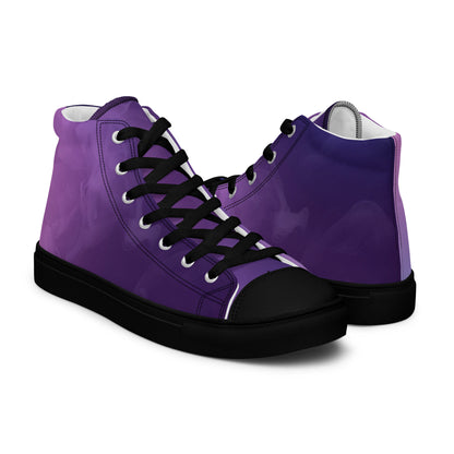 Men’s high top canvas shoes