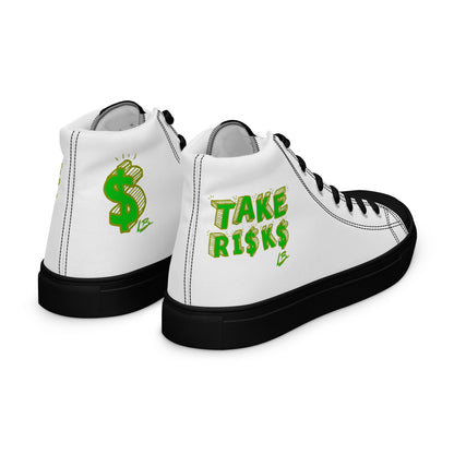 Men’s high top canvas shoes