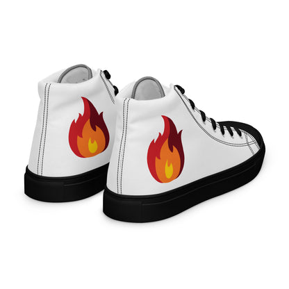 Men’s high top canvas shoes