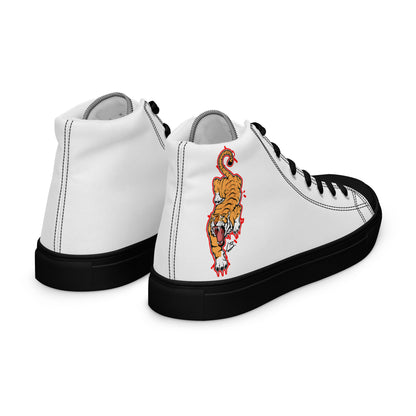 Men’s high top canvas shoes