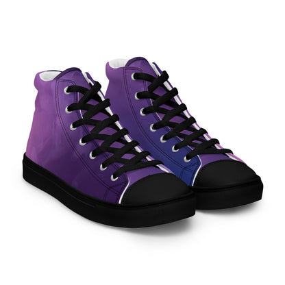 Men’s high top canvas shoes